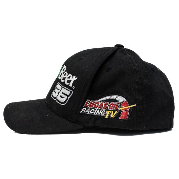 Papas & Beer 36 Flexfit Cap L-XL By Yupoong Black Cotton Spandex - Picture 5 of 7